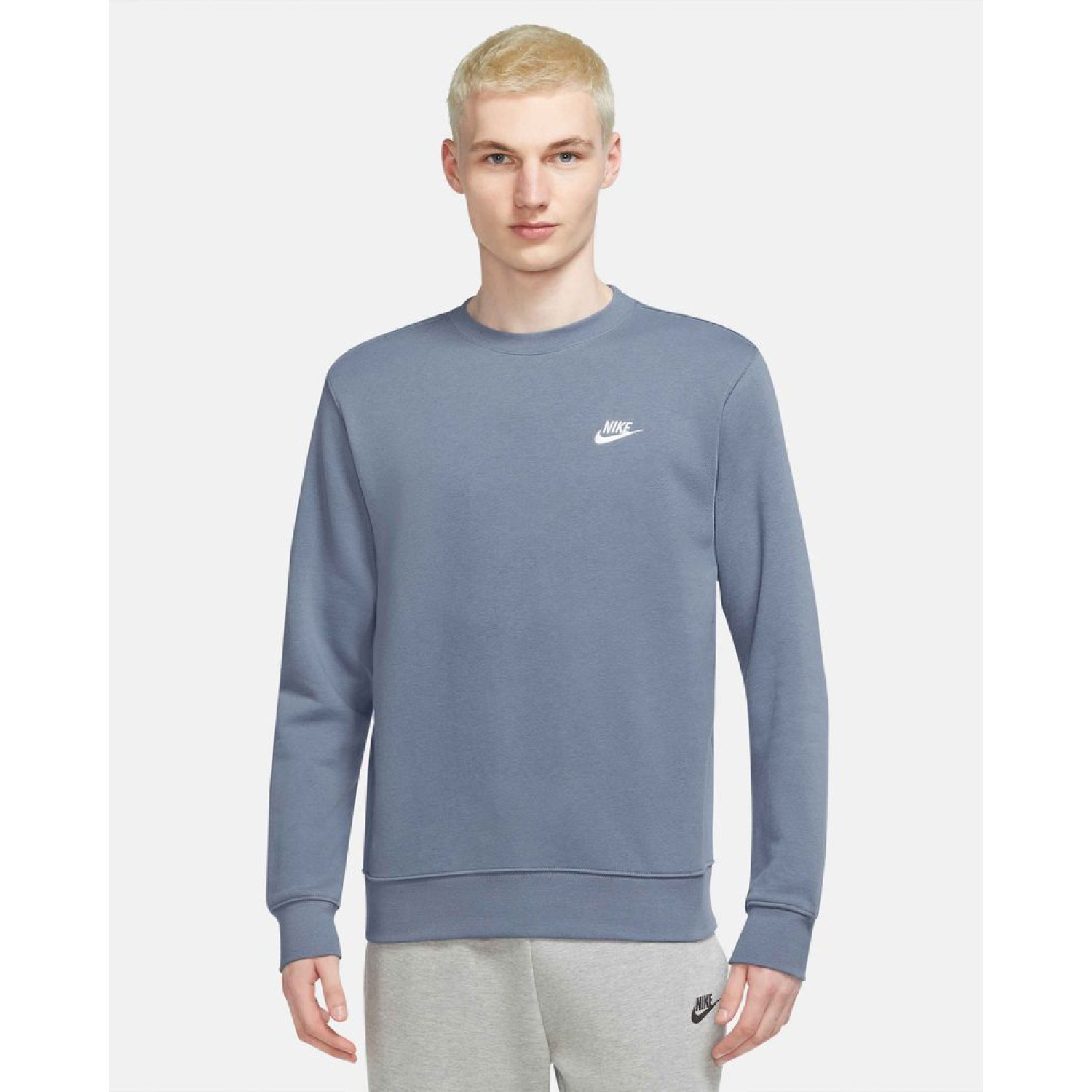 Mikina Nike Sportswear Club Crew Modrá Eshop Tenis Cz